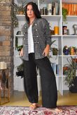 Lagen Relaxed Barrel Pant Black